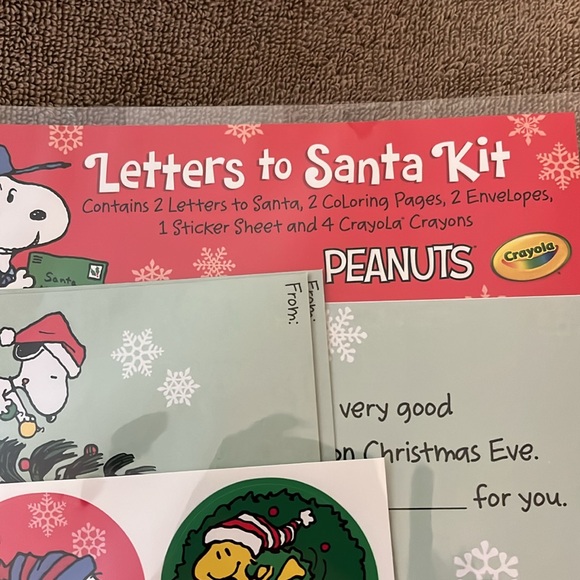 Hallmark Letters to Santa featuring the Peanuts Snoopy and Woodstock good for 2 - Picture 3 of 3